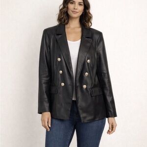 Dennis Basso Elegant Black Jacket Blazer Outerwear